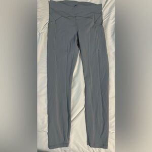 Lululemon Power Thru High-Rise Tight: 25” in Rhino Grey